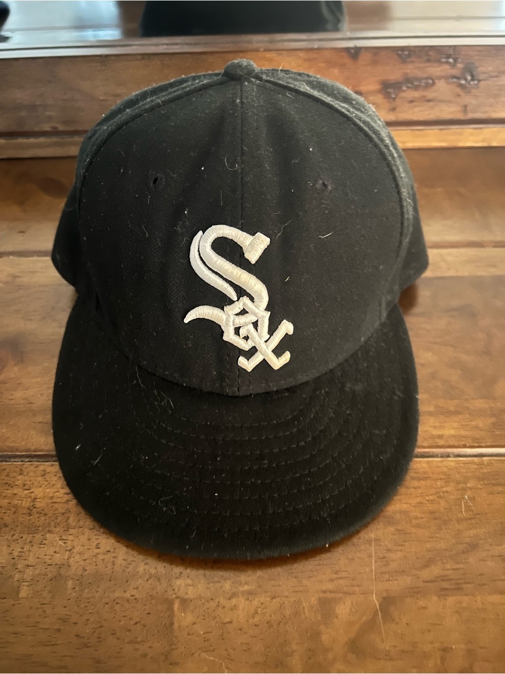 MLB New Era Black 59FIFTY Fitted Cap Chicago White Sox